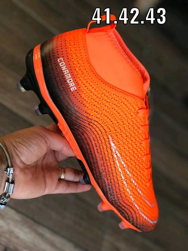 Botines nike botitas naranjas sales