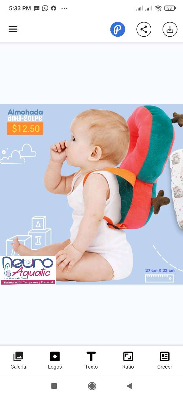 Almohada anti golpes
