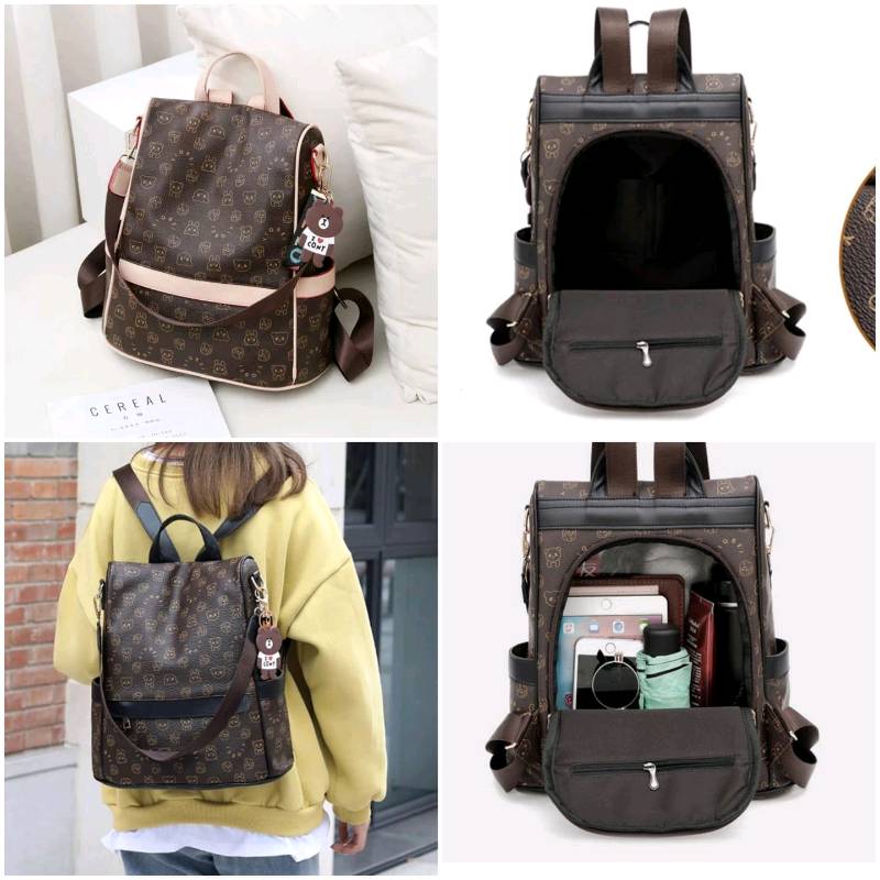 Mochila 2025 antirrobo cuero