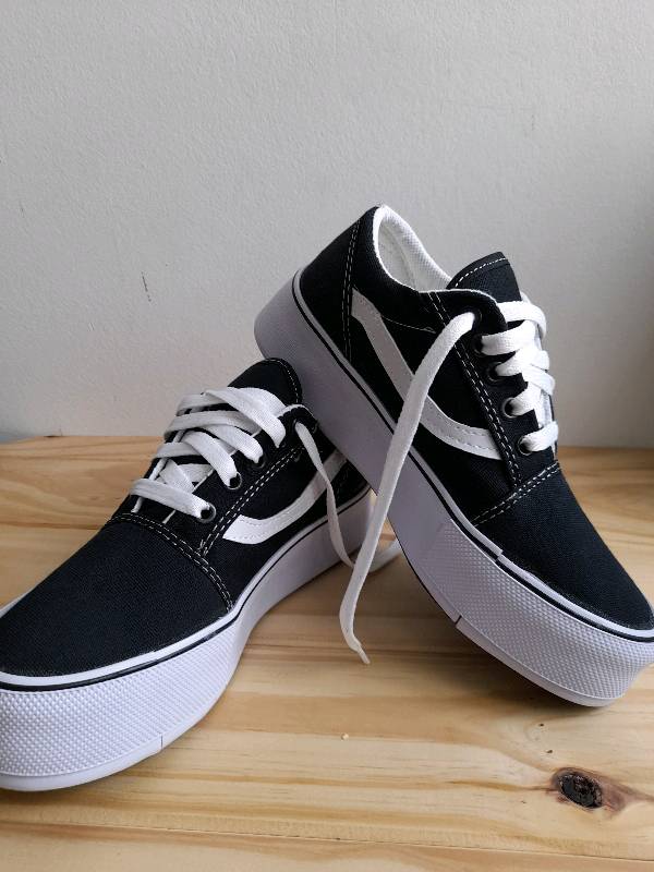 Vans negras shop precio