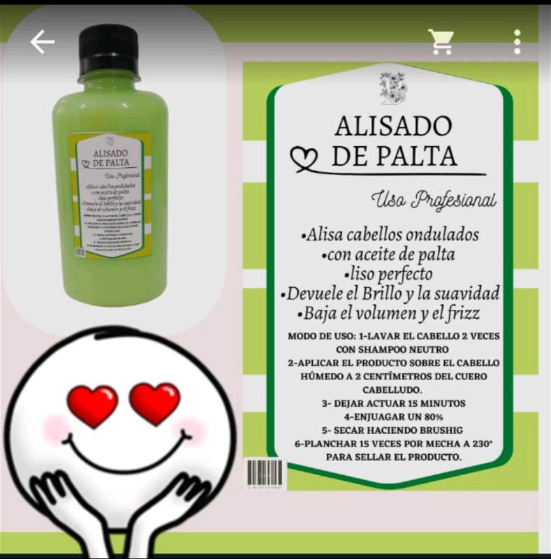 Alisador de store palta