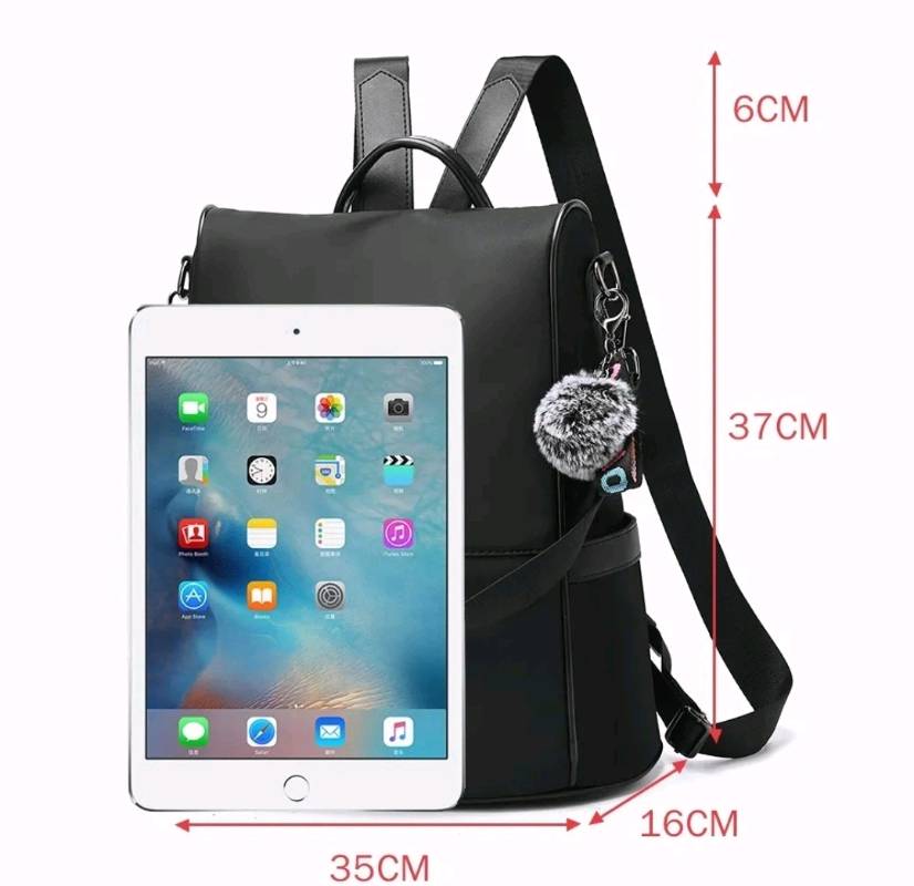 Mochila on sale dama negra