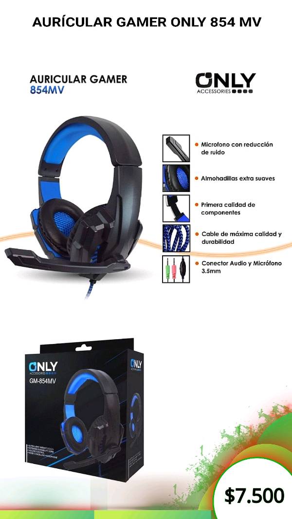 Auriculares only online gamer