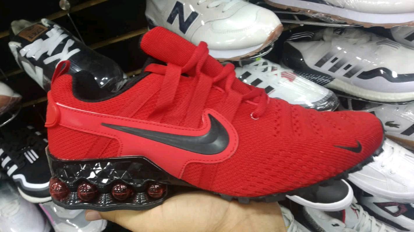 Tenis nike 2025 rojos 2019