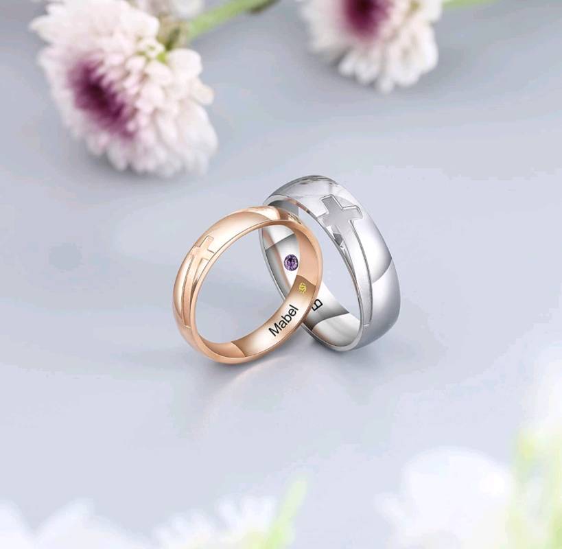 Anillos personalizados deals para parejas