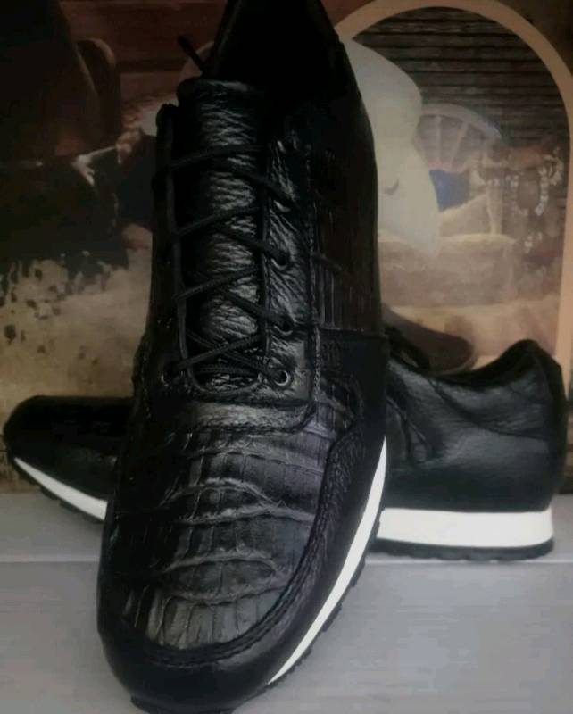 Tenis de piel exotica outlet