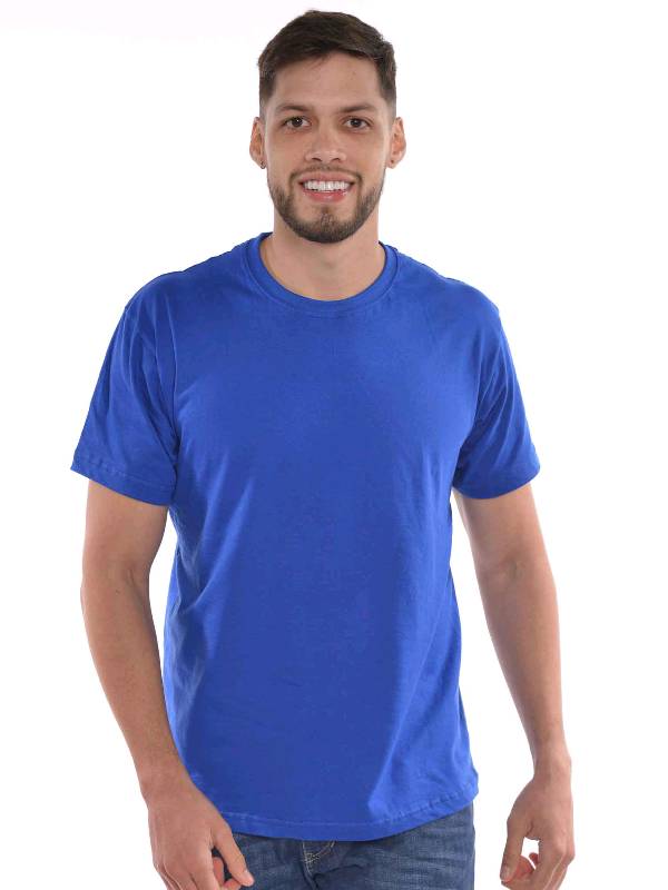 Camiseta azul rey 2025 hombre
