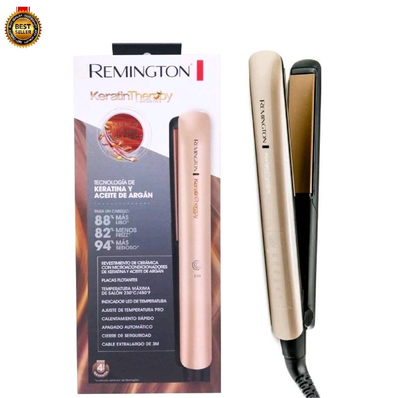 Plancha para cabello Remington keratina y arg n 450 en Zumpango