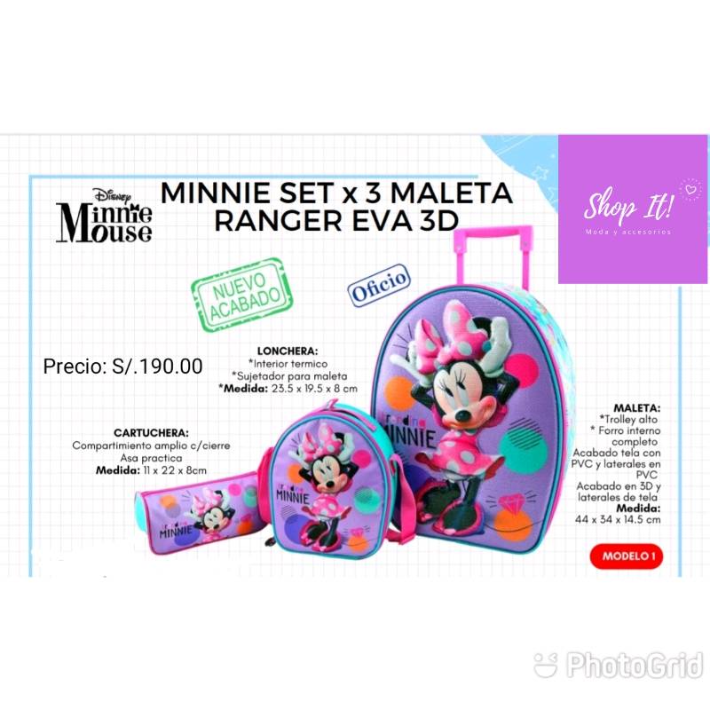 Mochila ruedas minnie on sale