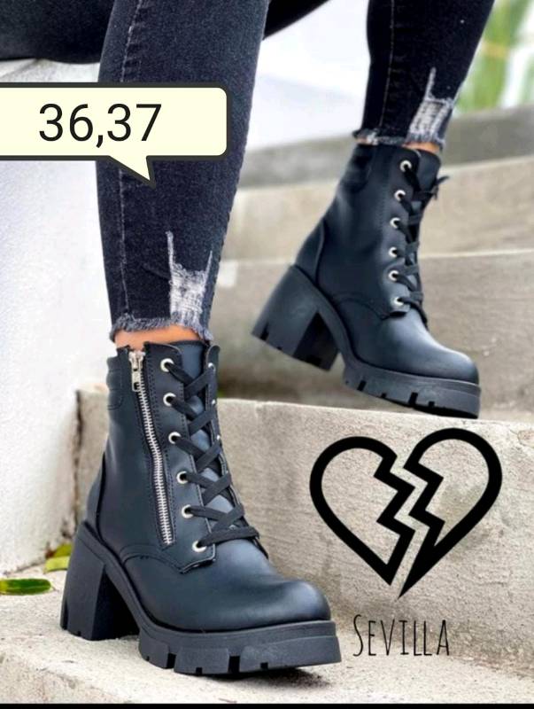 Botas best sale negras precio