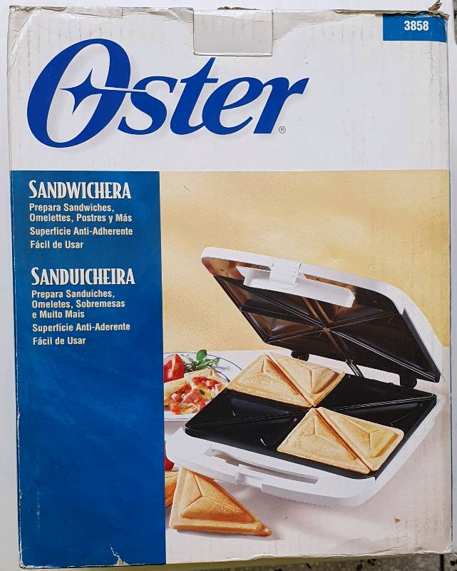 Sandwichera electrica deals oster