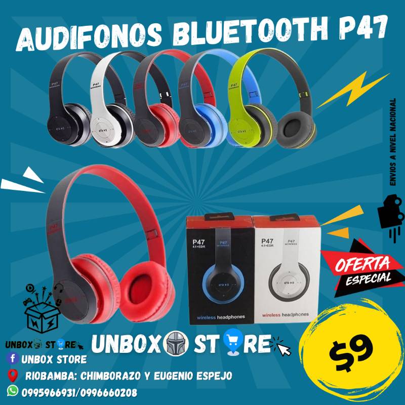 Audifonos bluetooth p47 deals
