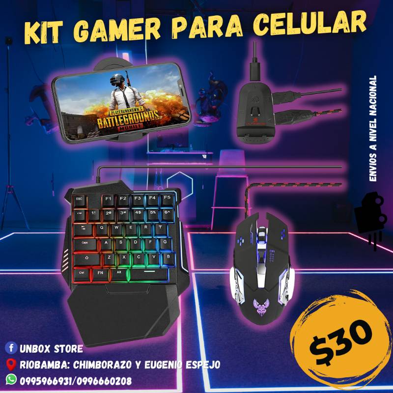 Kit Gamer Para Celular en Riobamba