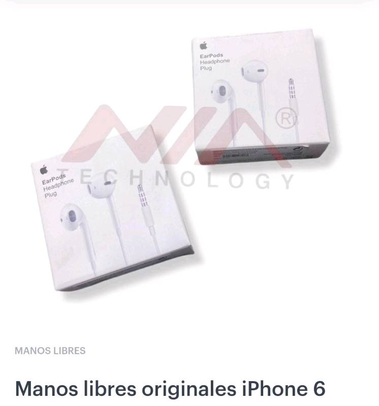 Manos libres new arrivals iphone 6 originales