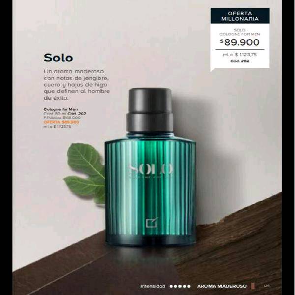 Precio del perfume solo de sale yanbal