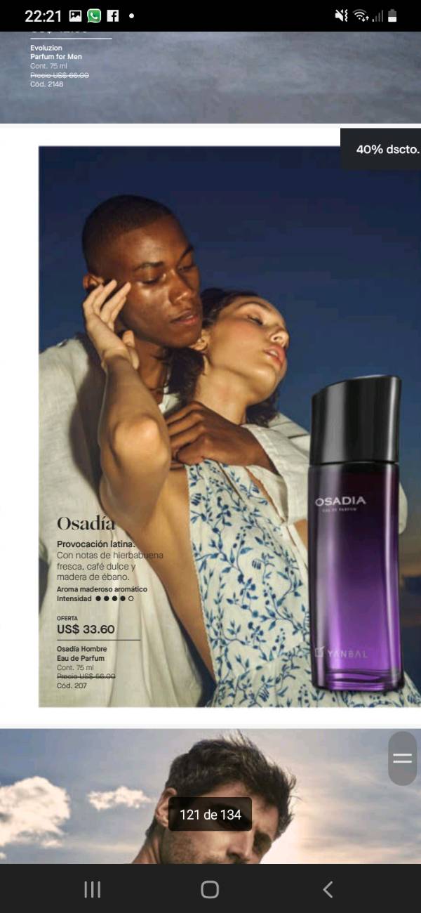 Osadia perfume hombre precio sales