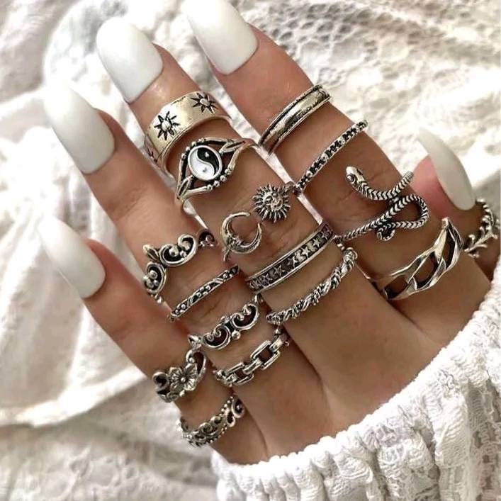 Anillos en outlet shein